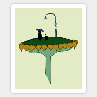 Sunflower Bus Stop Sticker